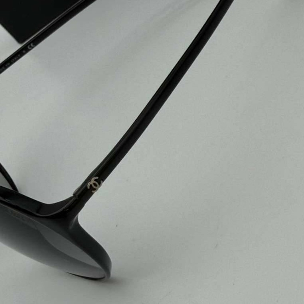 CHANEL Round Sunglasses Black Oversized – 100% Authentic – Excellent Condition - Picture 9 of 12